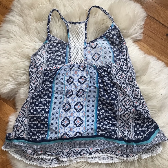 Boho Print Racerback Tank Top - Picture 7 of 7